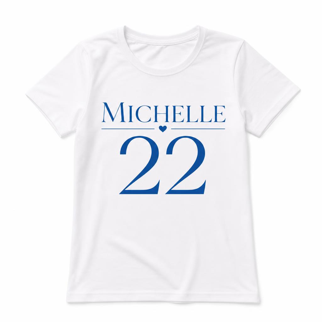 Camiseta Michelle Bolsonaro 26 Branca