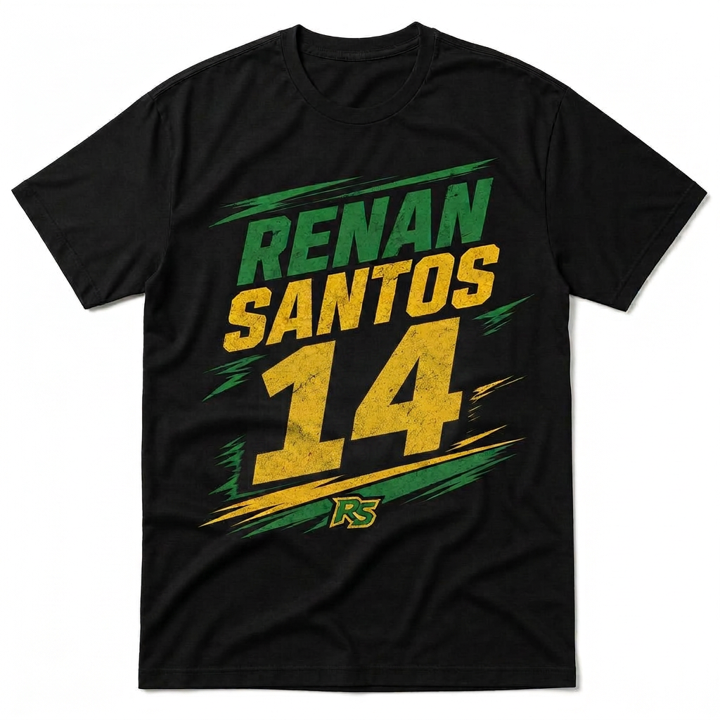Camiseta Renan Santos 26 Preta